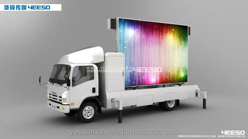 YEESO LED Media Truck YES-V16 with large led display for large events, political campaign