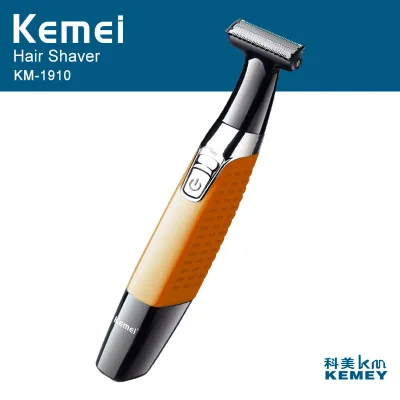 KEMEI 1910 usb rechargeable shaver men body wash reciprocating extrusion gear cutter