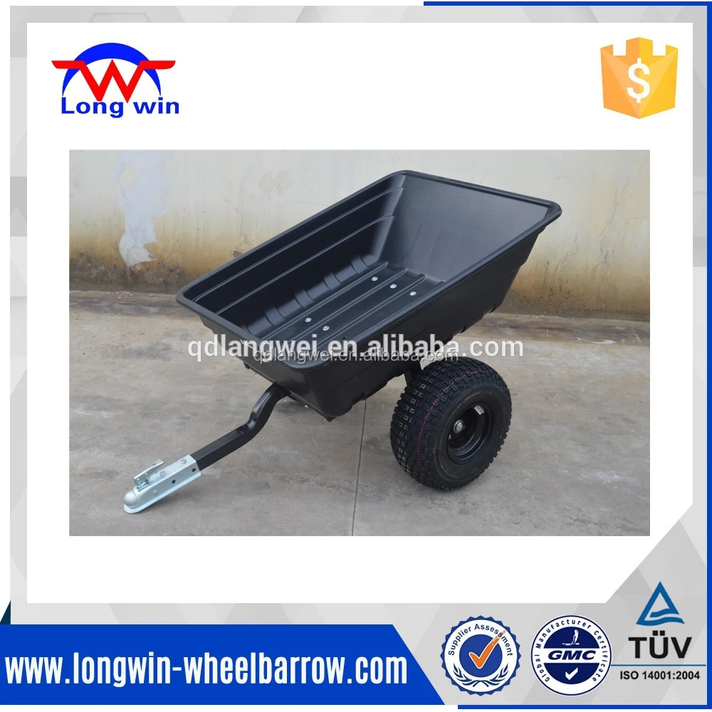 
Utility small farm garden tractor trailer / lawn tipping ATV trailer 