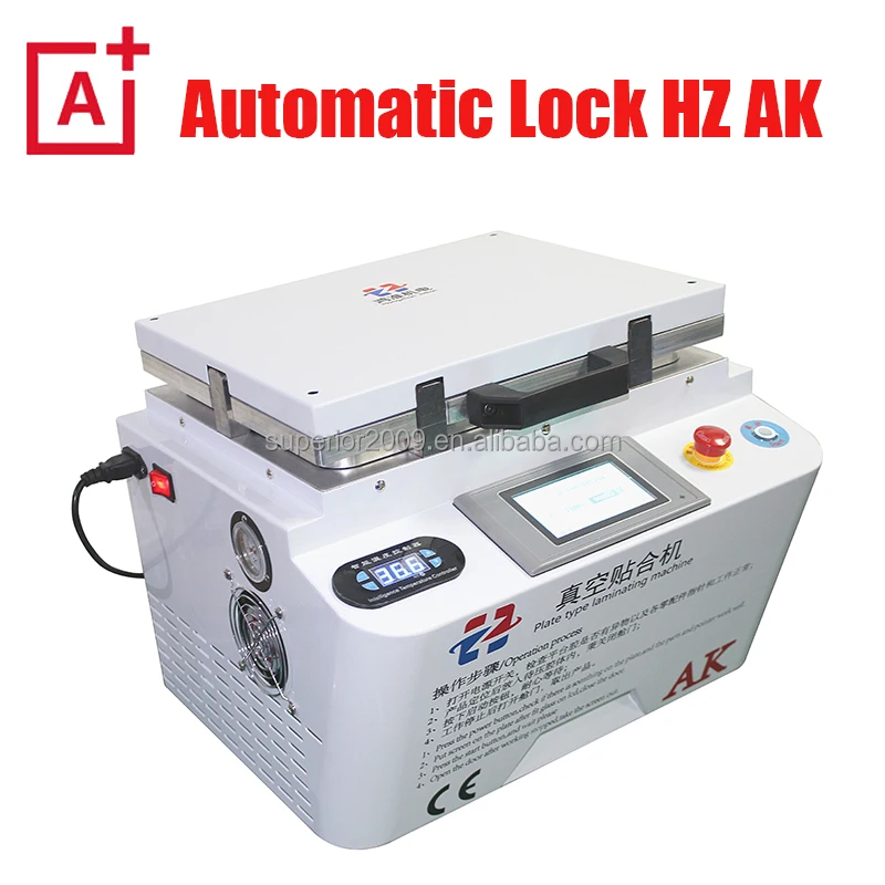 LCD Vacuum OCA Lamination Machine and Bubble Remover Machine for Max 12inch LCD Screen for iphone samsung