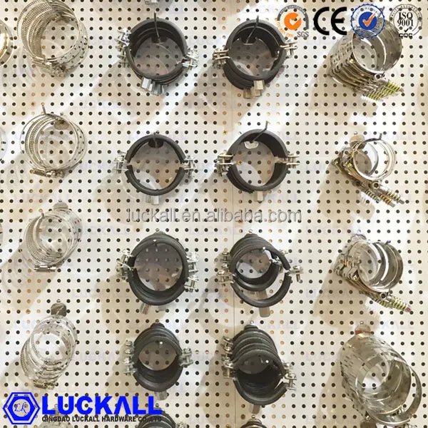 Ss316 Rubber Sleeve High Pressure With Epdm Rubber Lining Hanging Pipe Clamp