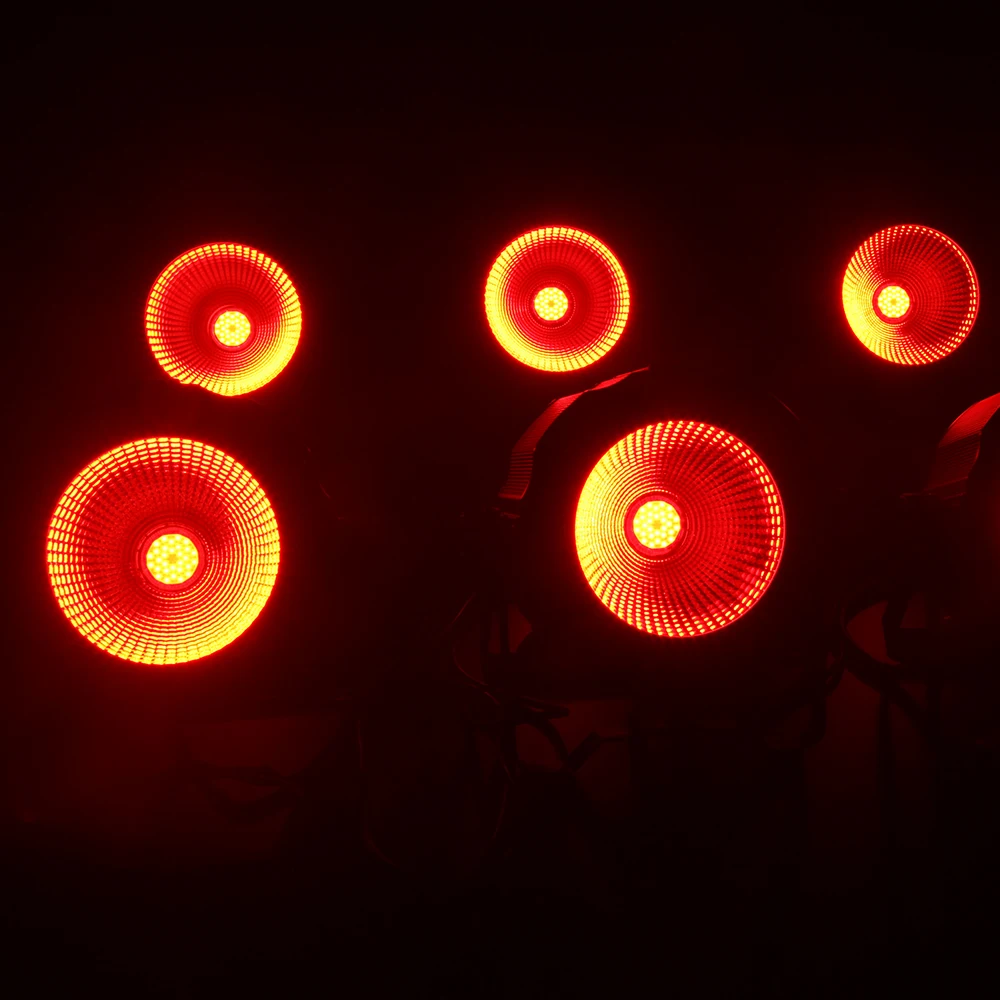 TV station application silent  COB 150W  RGB 3in1 LED  strobe  stage par light