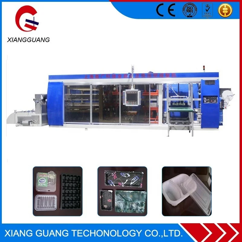 
High quality fully automatic plastic vacuum thermoforming machine from Shanghai 