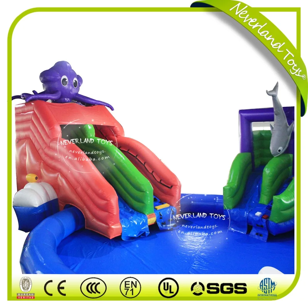 
The hot sale octopuses giant inflatable water slide which is inflatable water slide for kids 