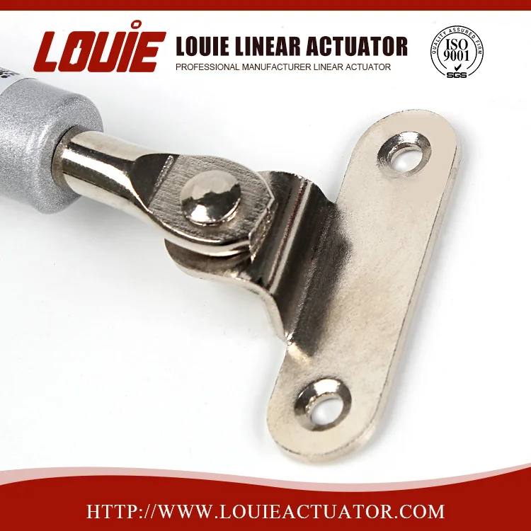 silvery gas struts with mounting hardware hot sale