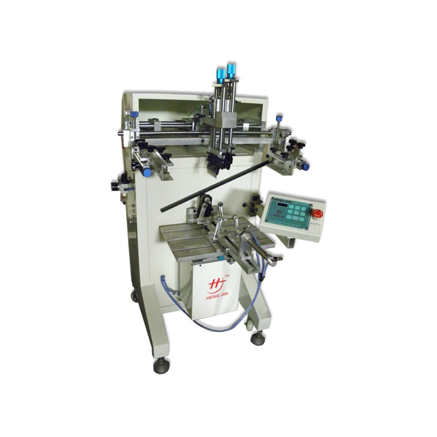 screen printer Hengjin cylinder auto bucket screen printing machine