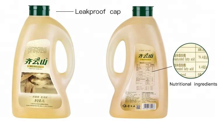  Китайское высокоолеиновое масло для приготовления пищи чистое камелии