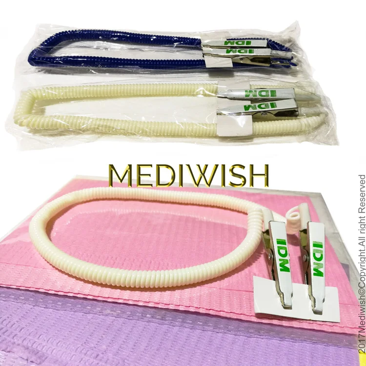 Stretch Dental Bibs Clip holder with Good Quality clamp