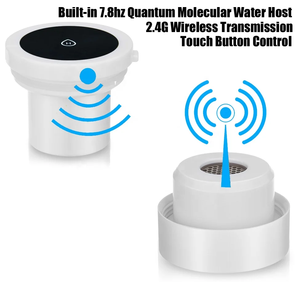 7.8hz Molecular resonance glass water bottle hydrogen water generator healthy beauty water for drinking wash spray face skincare