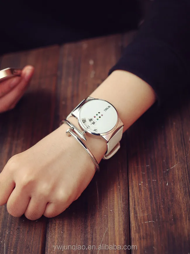 
Fashion Watches New 2016 Styles Women and Men Leather Couple Watch Lovers 