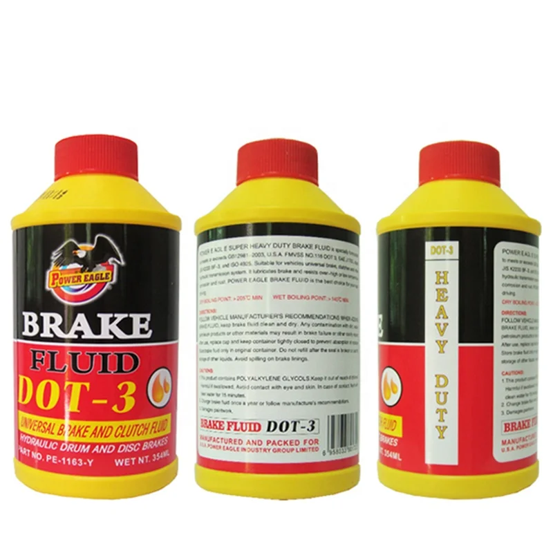 250ml/500ml Iron Can Heavy Duty hydraulic brake fluid dot3 for car brake system