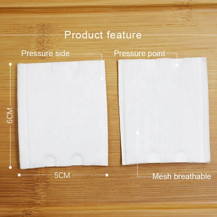 Easy to carry eco-friendly hygienic daily cleaning and makeup cotton pad paper fiber cotton pads