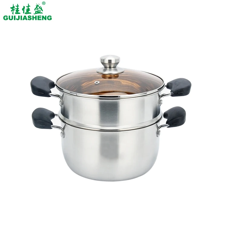 
Stainless Steel Oyster Food Steamer Pot and Crab Cooking Pots for Home Kitchen Use, Food Warmer Stew Pot 