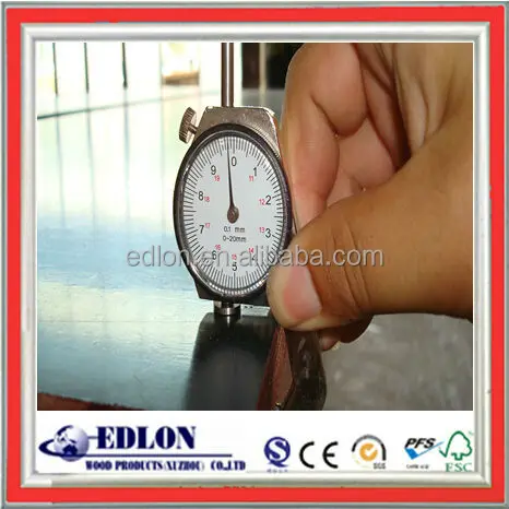 tego, dynea, plastic or PVC film finger joint board/ plywood for outdoor construction material