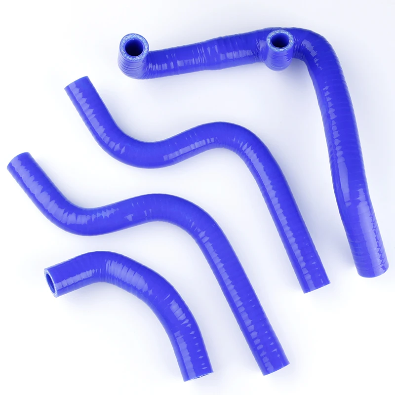 Blue for Husqvarna WR250 WR300 06 07 08 09 10 Silicone Radiator Coolant Hose Kit