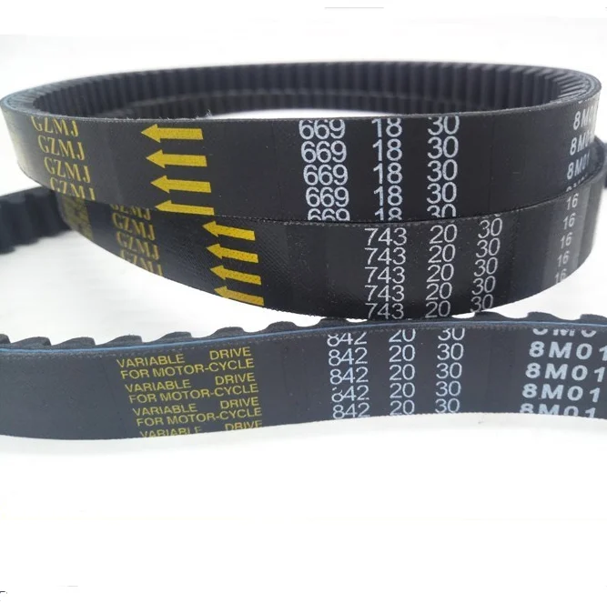 Good quality motorcycle drive belt for GY6 50 80 125 150