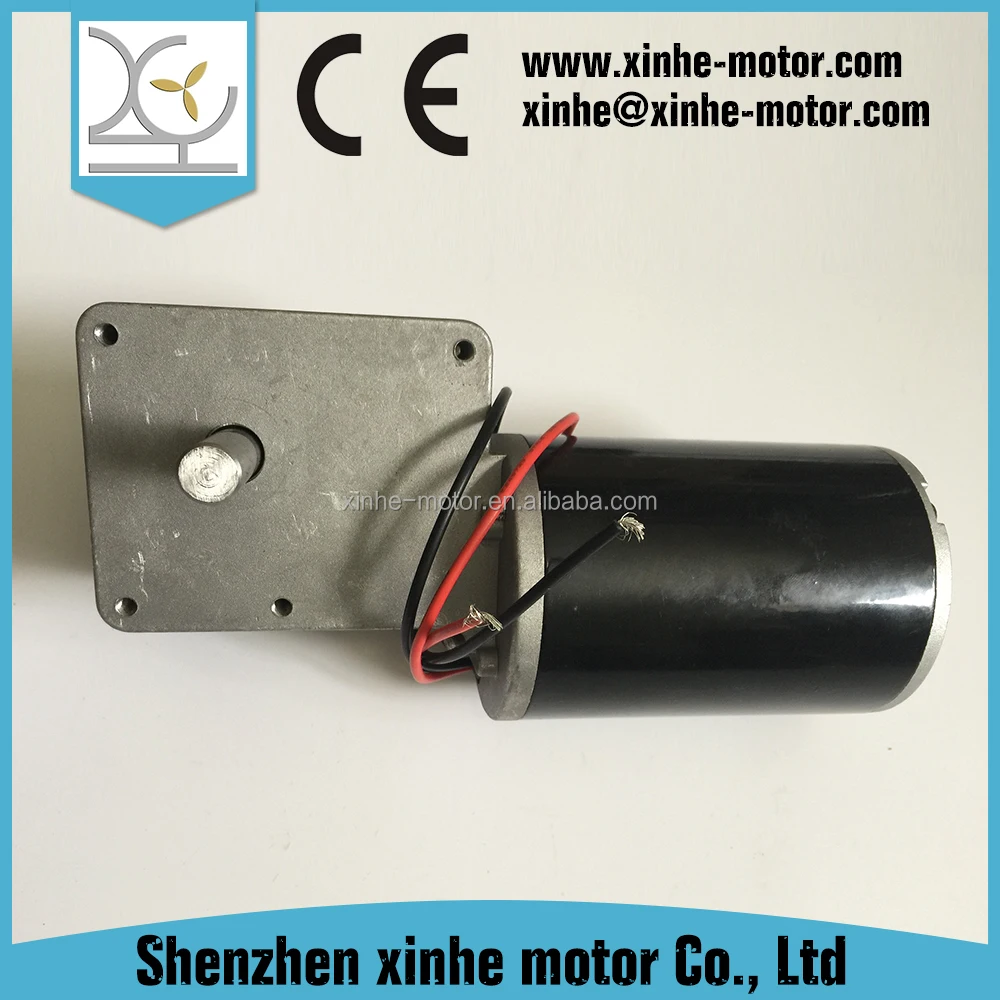 Big torque low rpm stainless steel 24v dc worm gear motor