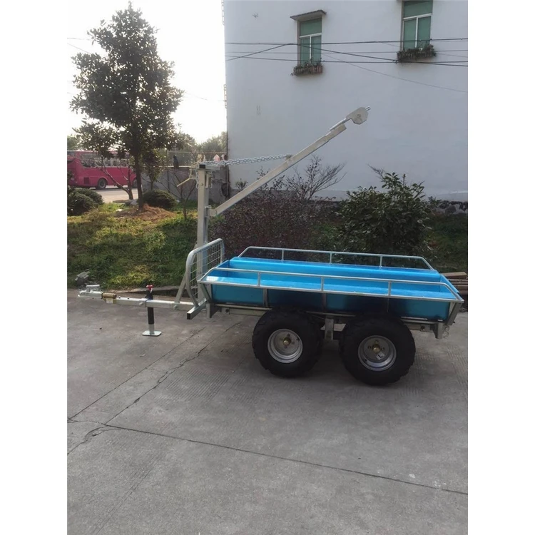 Manufacturer Supply Fully Galvanized Steel Small Farm ATV Tractor Used Trailers