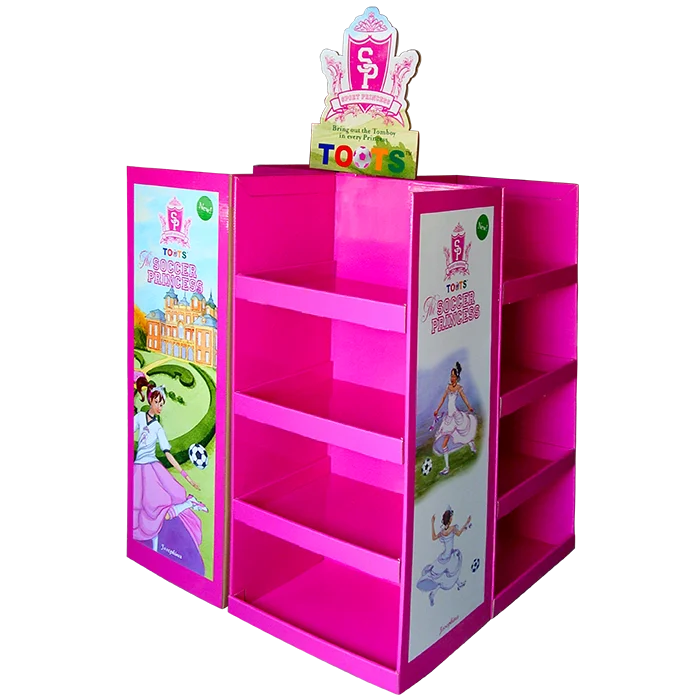 Картонные поддоны для супермаркетов для игрушек и ежедневного использования