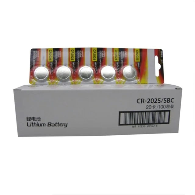 LIR2450 card packaging button batteries and rechargeable lithium ion LIR2450 battery