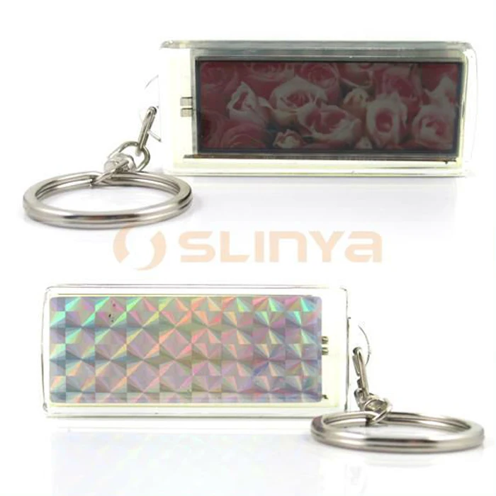 China Promotional Solar Power Gift Solar LED Keychain