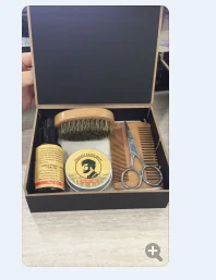 Wholesale Organic Moustache Styling Softens Grooming Kit Beard growth oil Gift Set Beard growth kit for Beard Oil