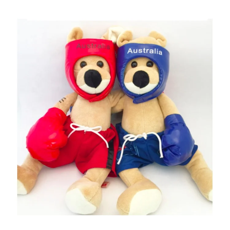 
Simulation Soft Boxing Kangaroo plush toy Stuffed Animal Boxing Kangaroo toy 