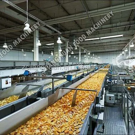 
full automatic potato chips production line / french fries machine/frying 