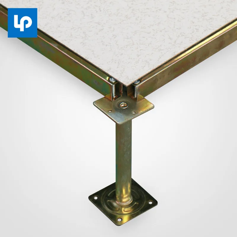 
ningbo lepin factory customize 600*600 Antistatic Raised Access network floor In All Steel raised floor price esd floor tile 