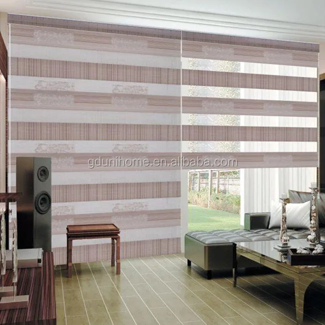 automatic korean roller blinds double layer zebra window curtain