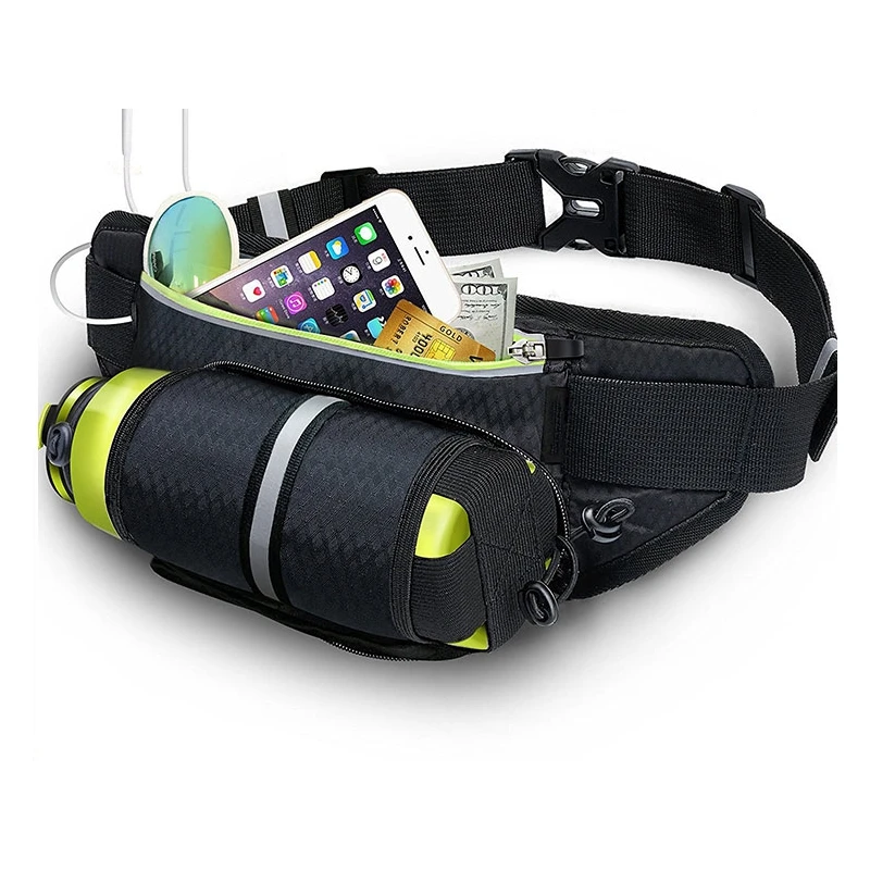 Hot Premium Fashion Design Multifunction Cycling Bag with Kettle Biking Hiking Bottle Holder Waist Pack Hydration Belt Running