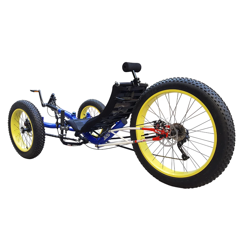 Drifting Speedway Wheels Fat Tyre Recumbent Trike Adult Tricycle for Sale