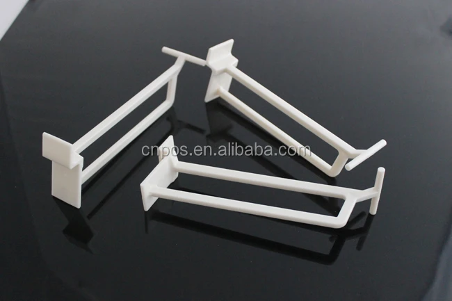 supermarket double wire plastic hook