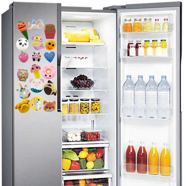  Factory OEM/ODM Newest DIY 3D Squishy Sticker for Notebook Fridge Phonecase Squeeze Stress Relief PU Foam Slow Rising