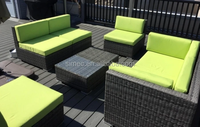 
modern style polyrattan sofa set lounge with high quality 