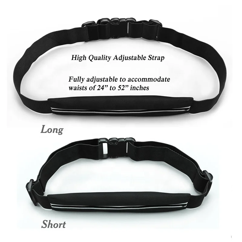 BSCI Certificate Factory Outdoor Lightweight Elastic Running Belt Bag