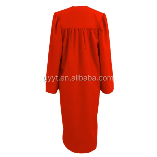 Graduation Gown Set in Matte Finish Checked Fabric for Girls School Uniform