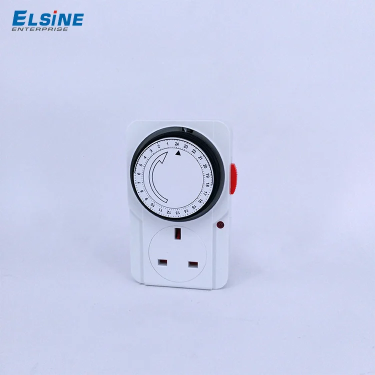 240V 13A TE-22A UK British type 24 Hours Digital Plug Time Mechanical Timer socket