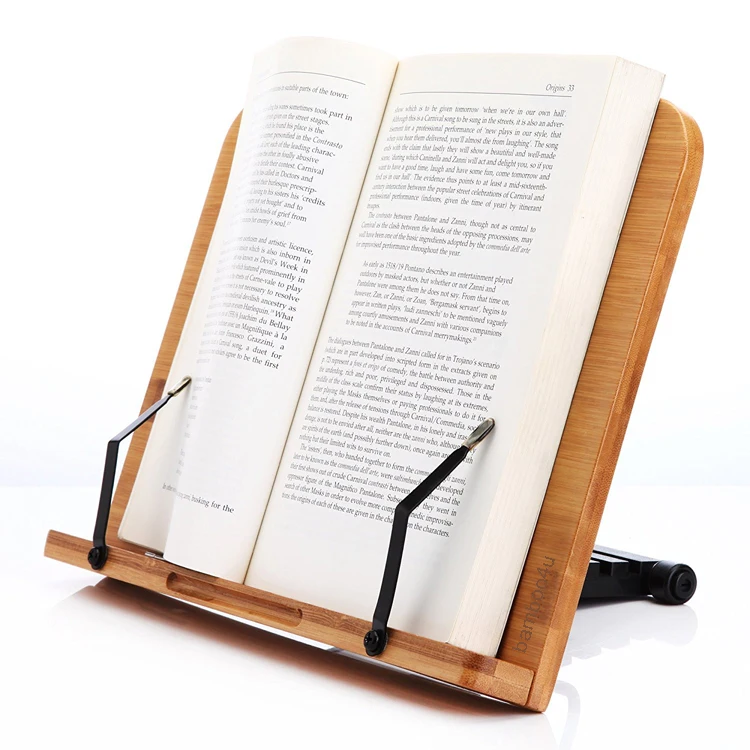 Reliable and Cheap laptop book holder kitchen stand for tablet / cookbook recipe music magazine