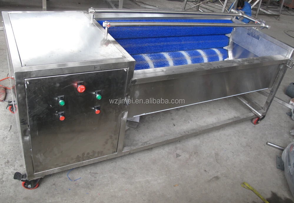 Brush roller type industrial potato peeler machine