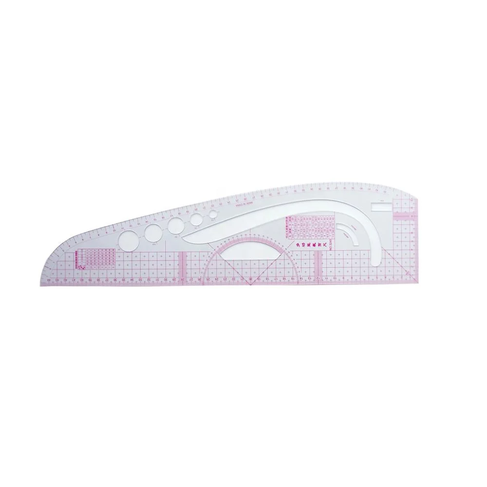 
High Quality Acrylic Tailor Curve Ruler French Curve Metric Sewing Ruler 3245 Multifunction Cutting Ruler R004 