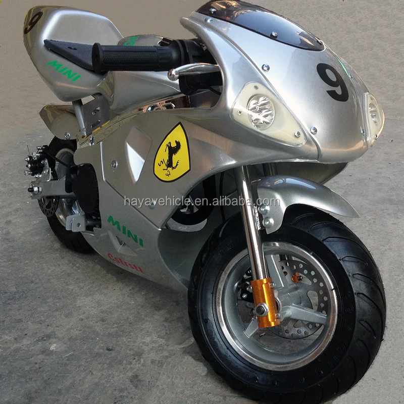 50cc мини гоночный мотоцикл со светодиодной