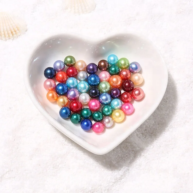 Bulk Wholesale Pearl Party Vacuum-packed 6-7mm Limited Rainbow Mix Colored Natural Akoya Freshwater Pearl Oyster