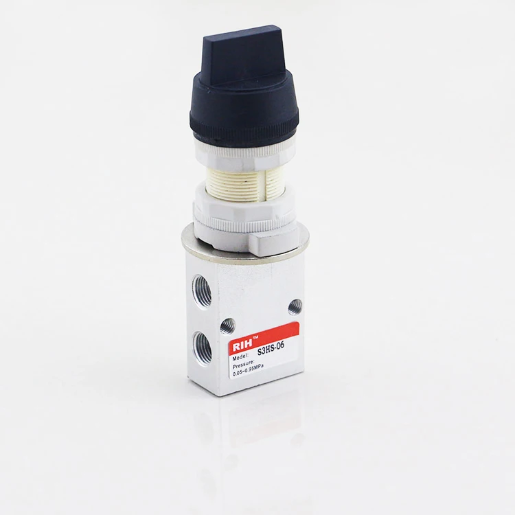 
External Control Direct Acting Type S3/NS3 Series Actuated Pneumatic Airtac Mechanical Control Valve 