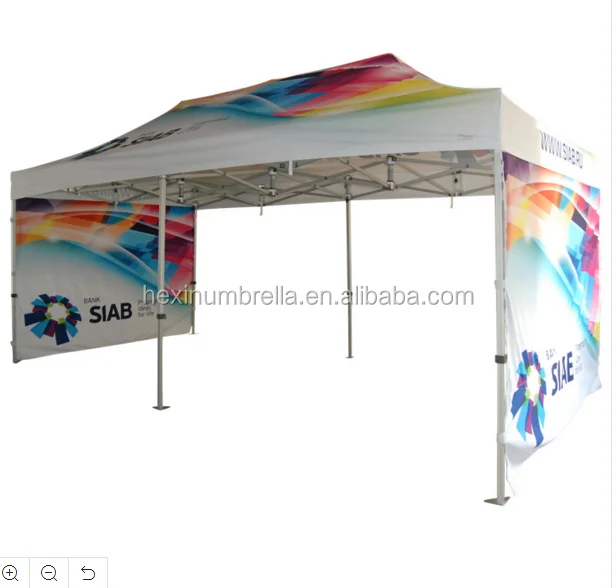Trade Show Gazebo Tent Folding Canopy With Colorful Roof And Frame tenda dobravel