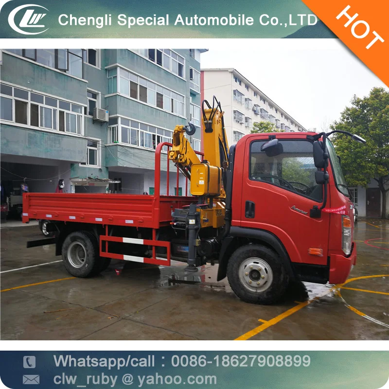 Грузовик с складной стрелой 3 тонны