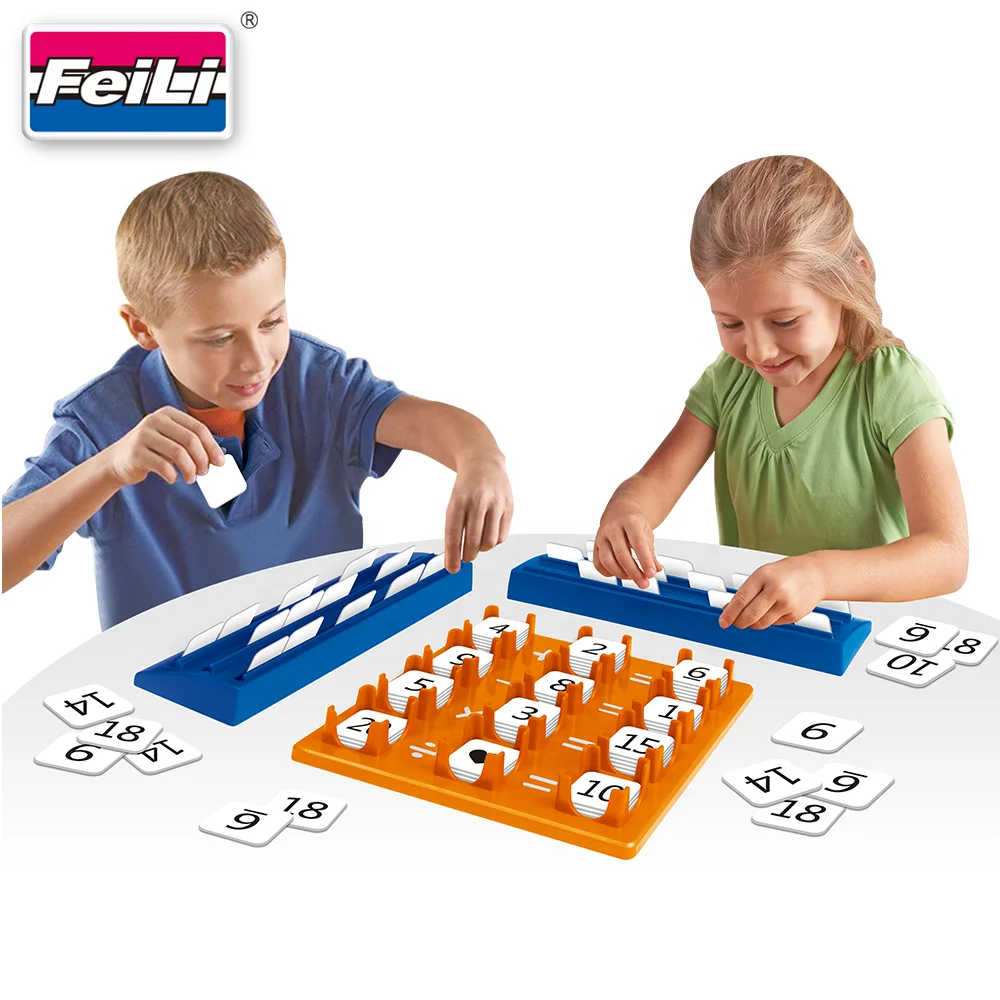 Customized calculation board game for 4 players children learning game learning toys