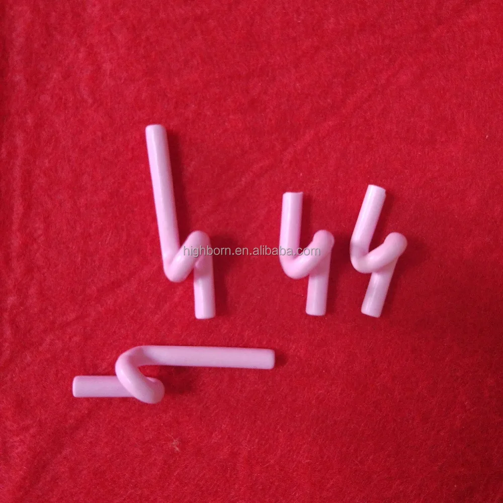 
textile ceramic pig-tail thread guide 