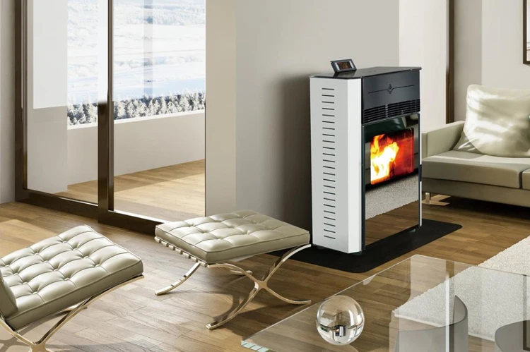 Strong Heat Air System Biomass Pellet Stoves For Household Use