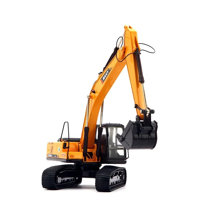High quality 1/35 scale model diecast excavator truck model